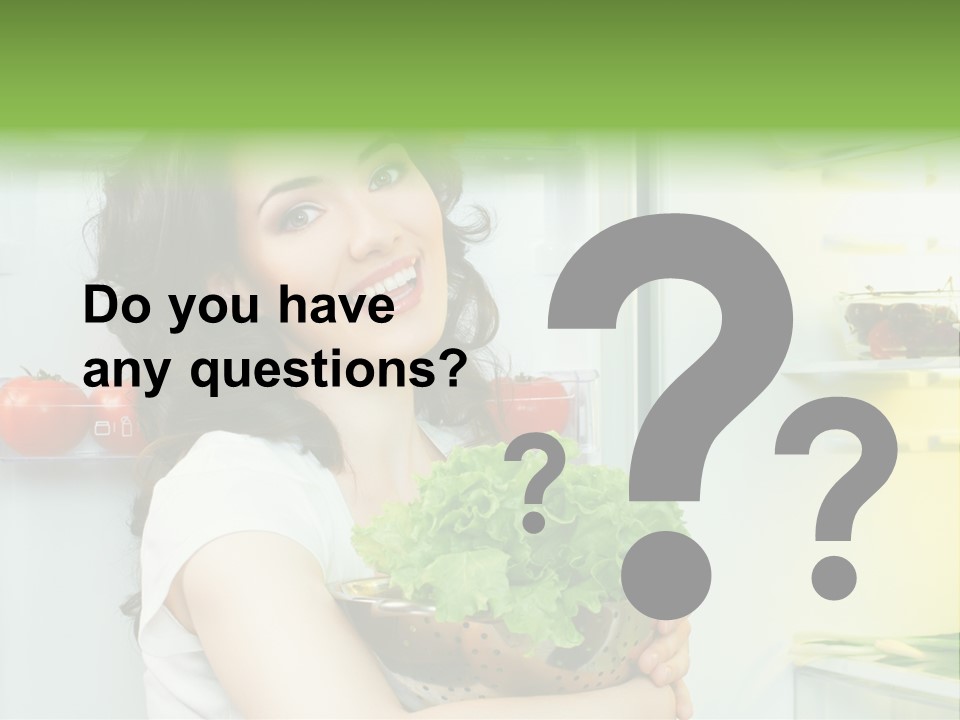 Food Door Open PowerPoint Template