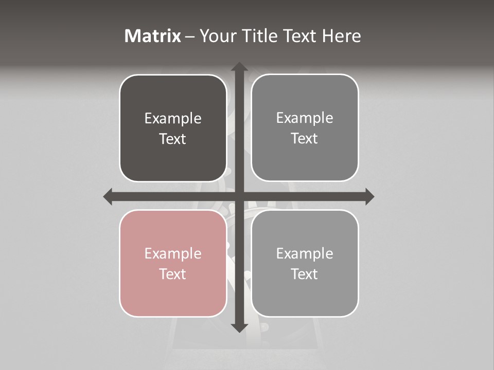Mechanism Cooperation Work PowerPoint Template
