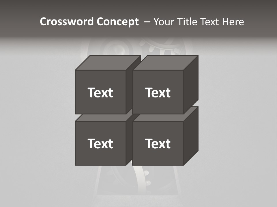 Mechanism Cooperation Work PowerPoint Template