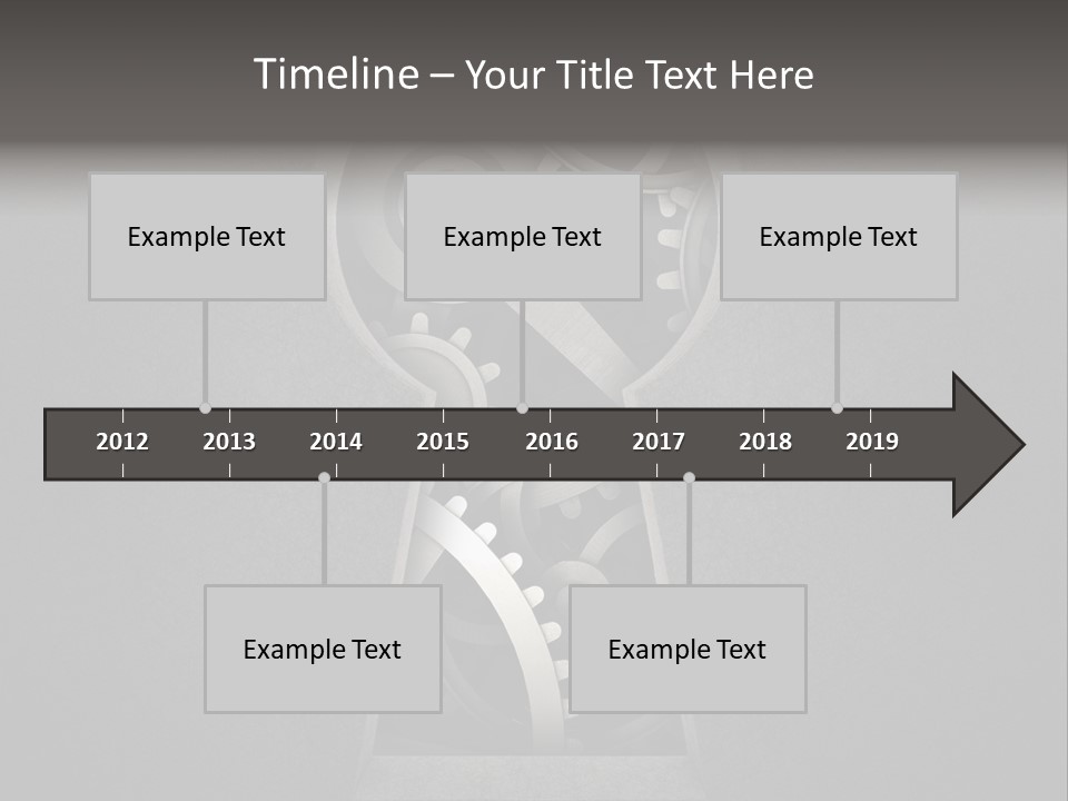 Mechanism Cooperation Work PowerPoint Template