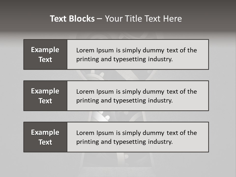 Mechanism Cooperation Work PowerPoint Template