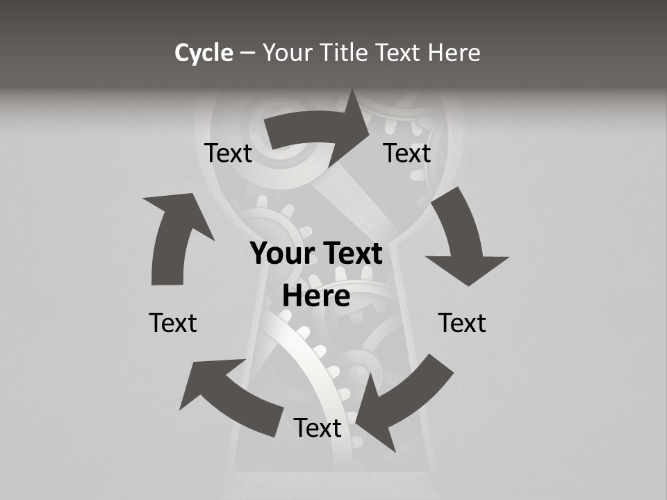 Mechanism Cooperation Work PowerPoint Template