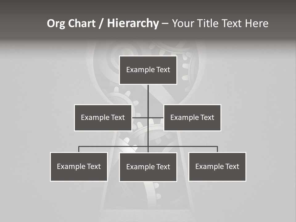Mechanism Cooperation Work PowerPoint Template