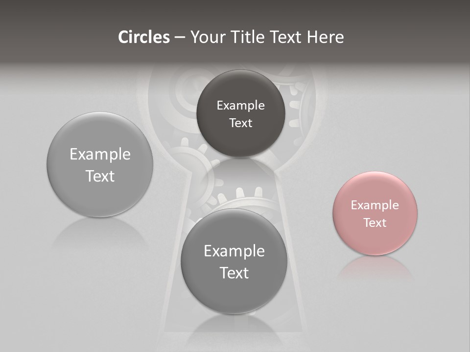 Mechanism Cooperation Work PowerPoint Template