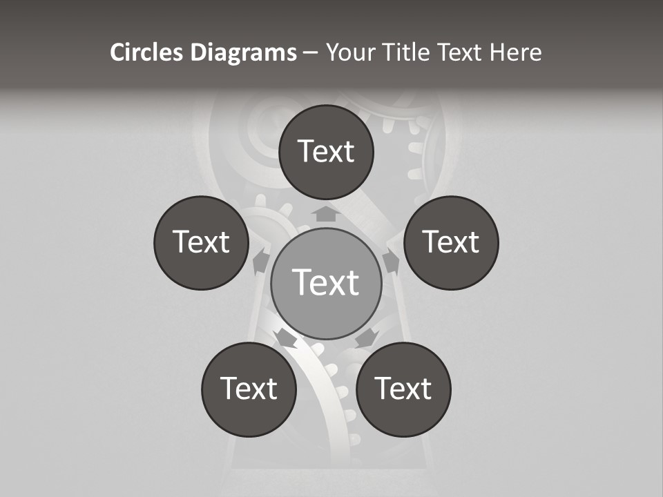 Mechanism Cooperation Work PowerPoint Template