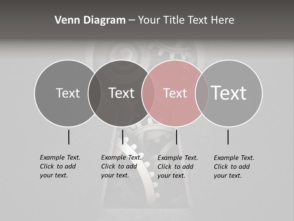 Mechanism Cooperation Work PowerPoint Template