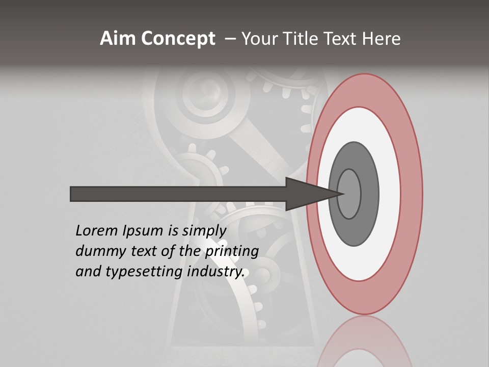 Mechanism Cooperation Work PowerPoint Template