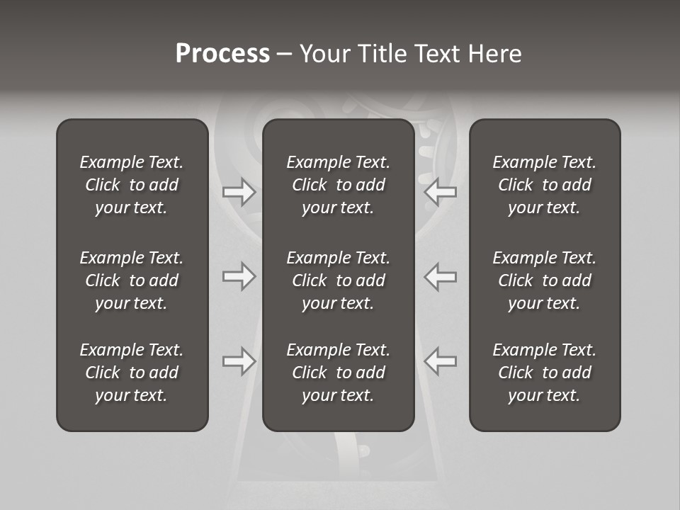 Mechanism Cooperation Work PowerPoint Template