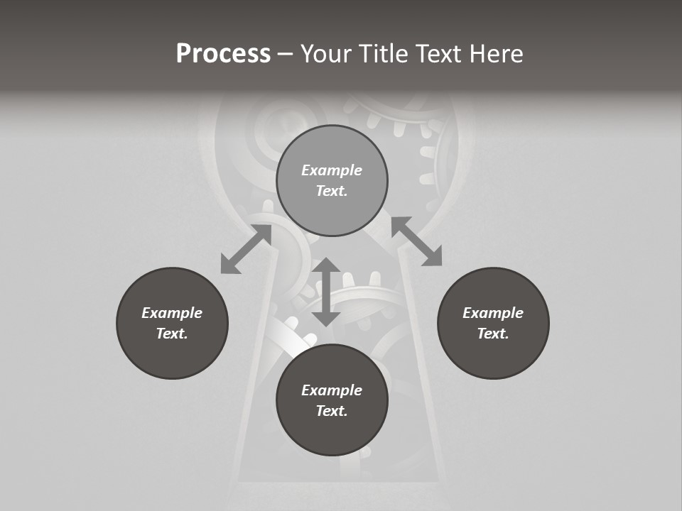 Mechanism Cooperation Work PowerPoint Template