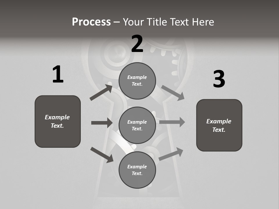 Mechanism Cooperation Work PowerPoint Template
