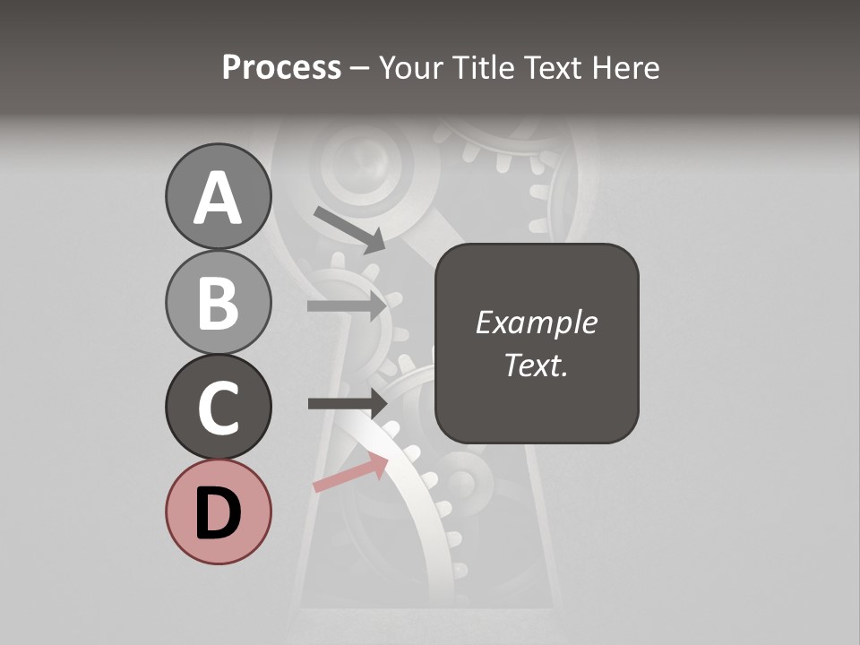 Mechanism Cooperation Work PowerPoint Template