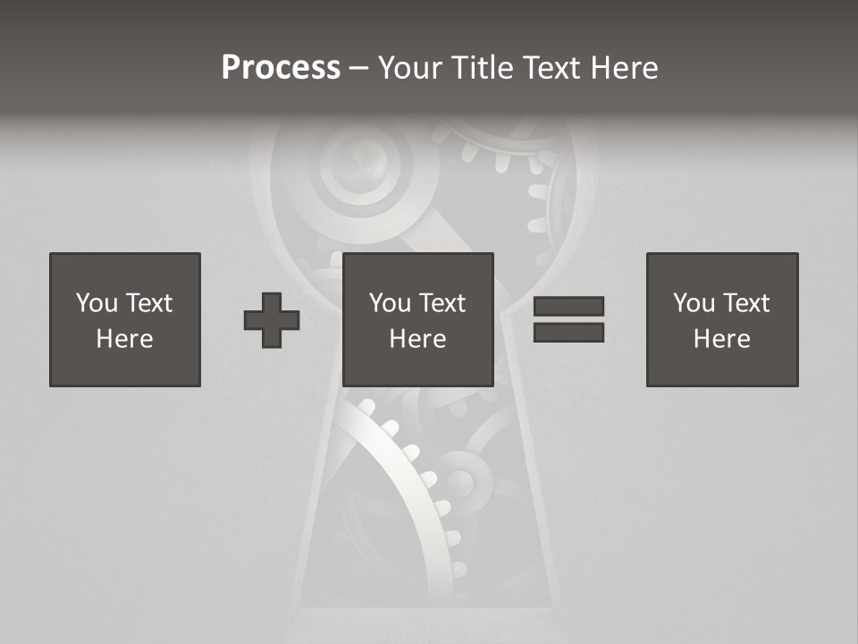 Mechanism Cooperation Work PowerPoint Template