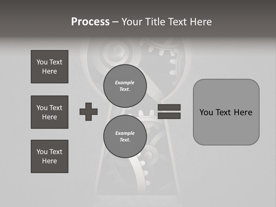 Mechanism Cooperation Work PowerPoint Template