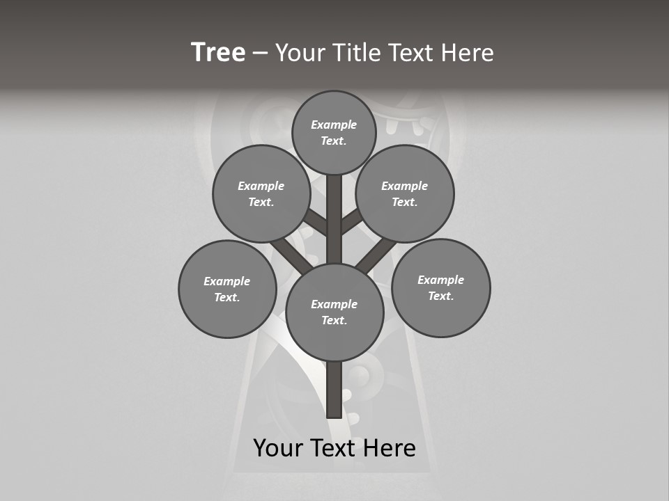 Mechanism Cooperation Work PowerPoint Template