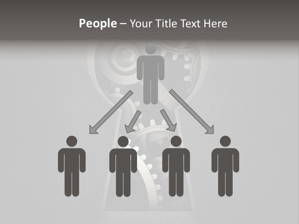 Mechanism Cooperation Work PowerPoint Template