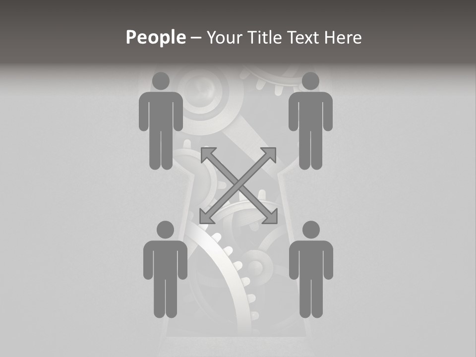 Mechanism Cooperation Work PowerPoint Template