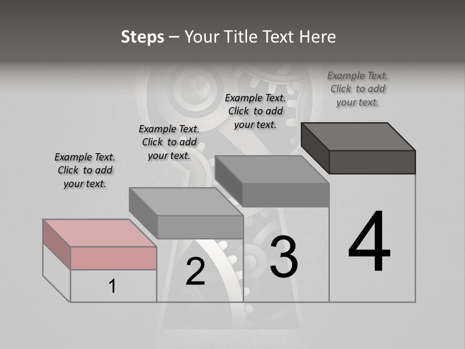 Mechanism Cooperation Work PowerPoint Template