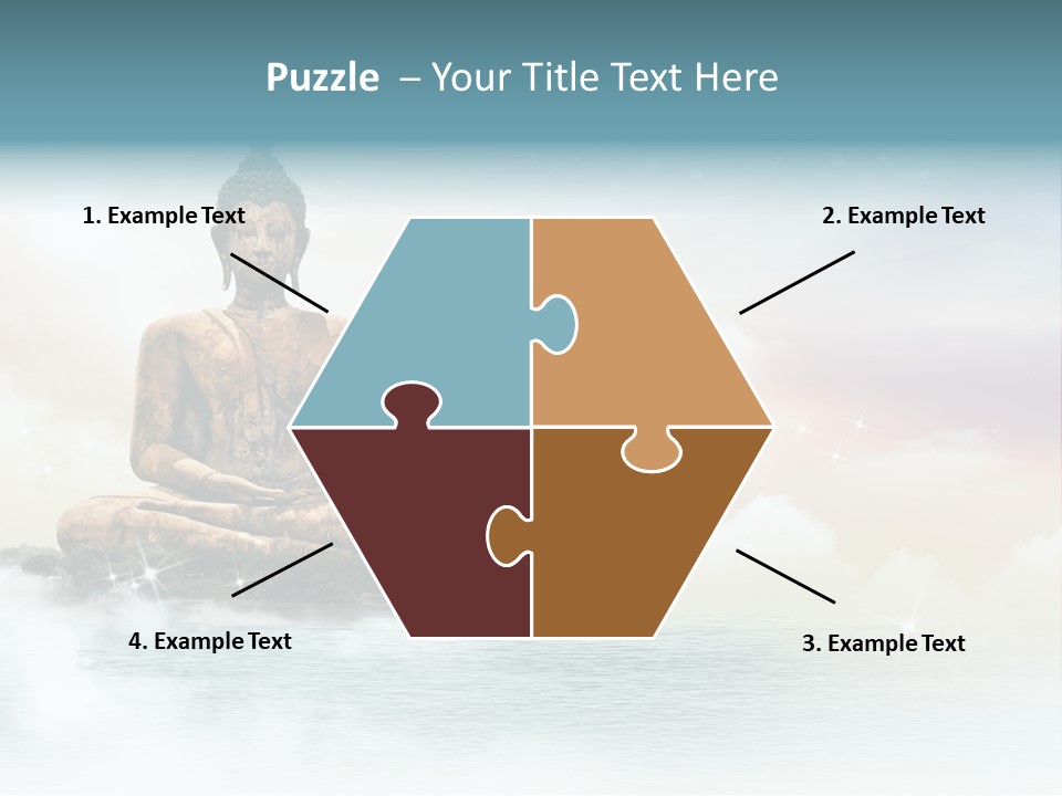 Shine Silhouette Ancient PowerPoint Template