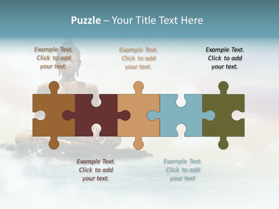 Shine Silhouette Ancient PowerPoint Template