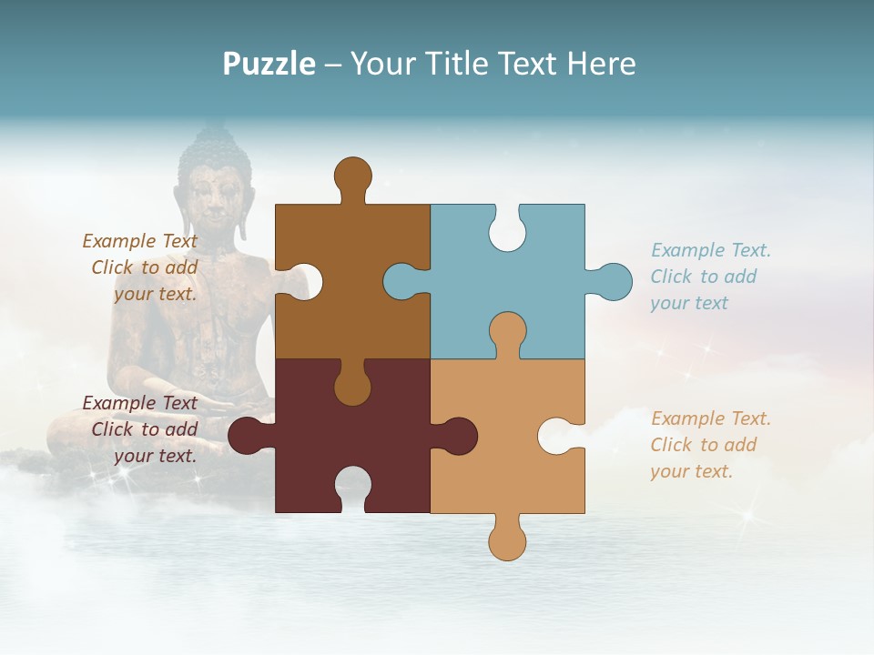 Shine Silhouette Ancient PowerPoint Template