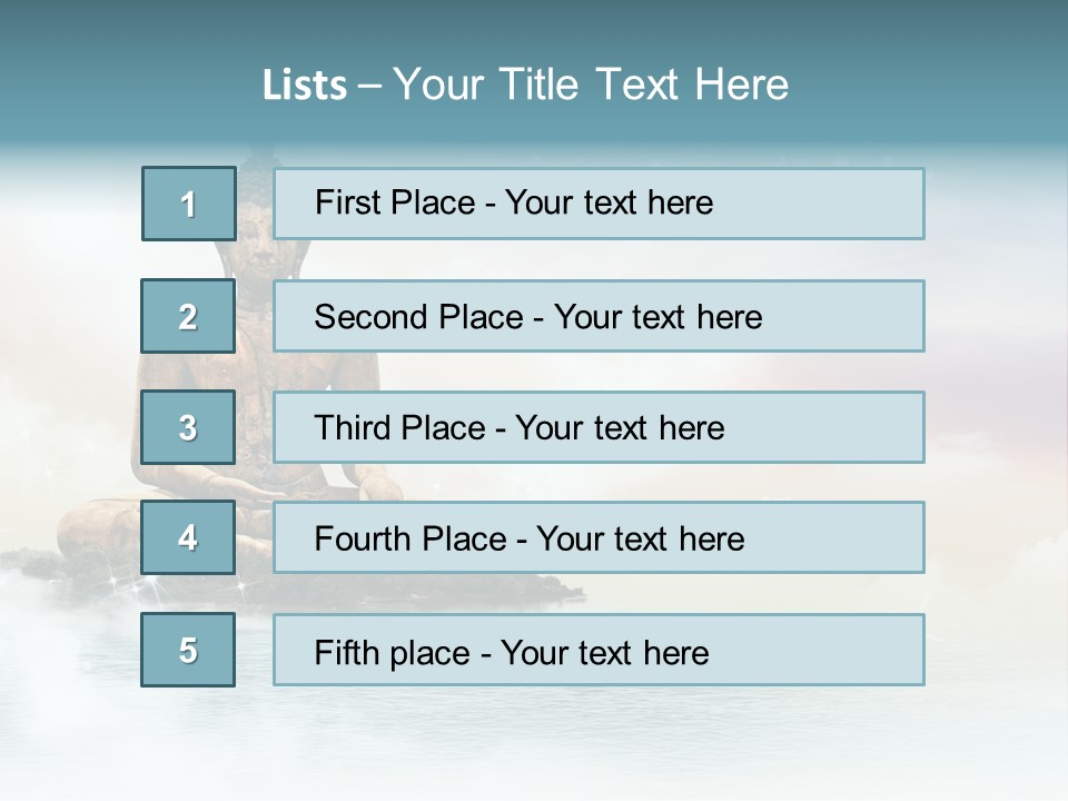 Shine Silhouette Ancient PowerPoint Template