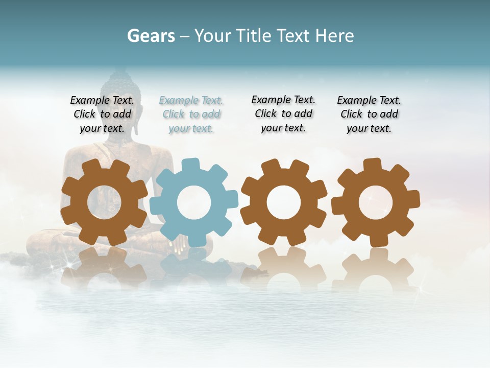 Shine Silhouette Ancient PowerPoint Template