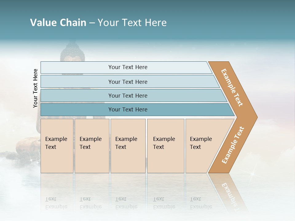 Shine Silhouette Ancient PowerPoint Template
