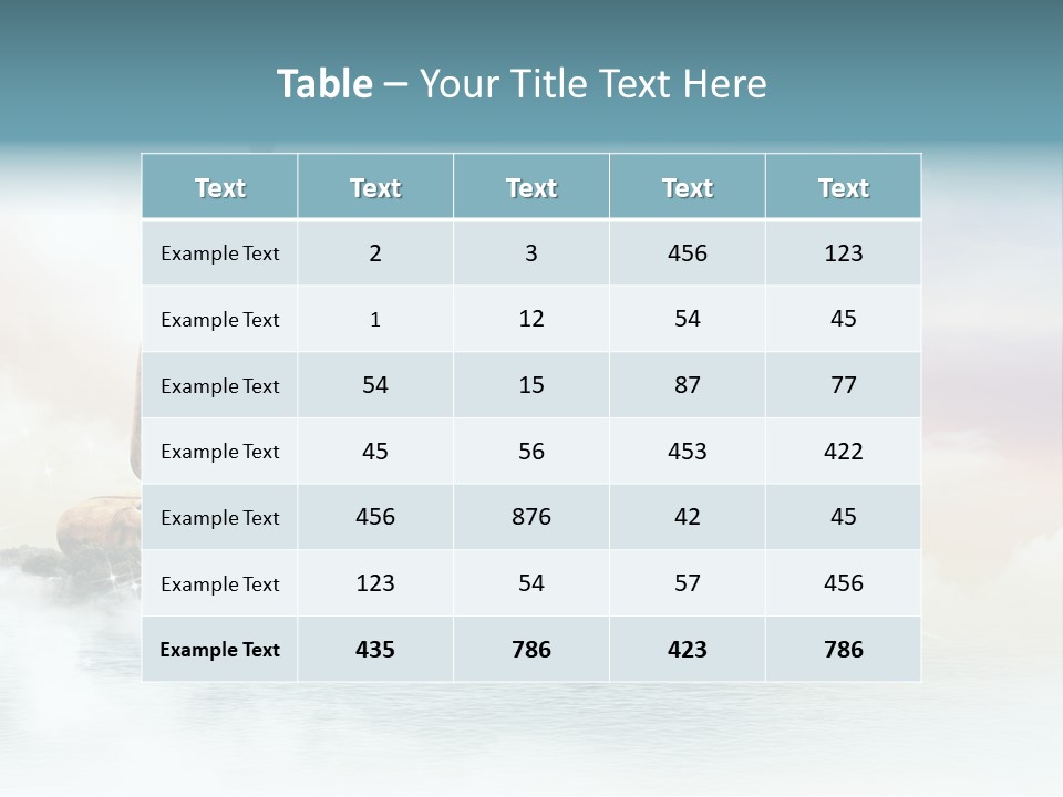 Shine Silhouette Ancient PowerPoint Template
