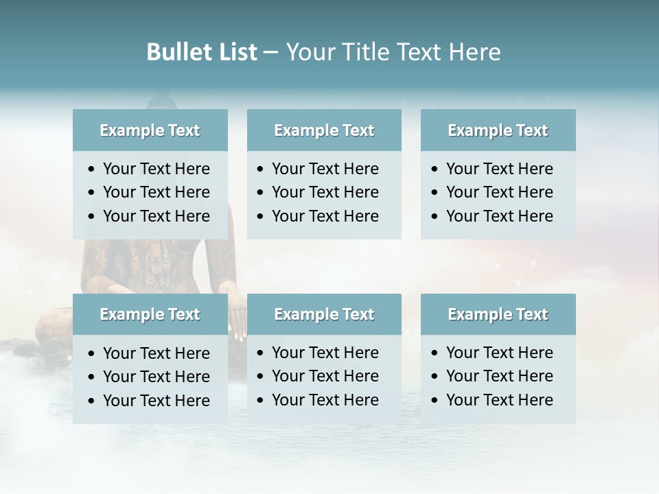 Shine Silhouette Ancient PowerPoint Template