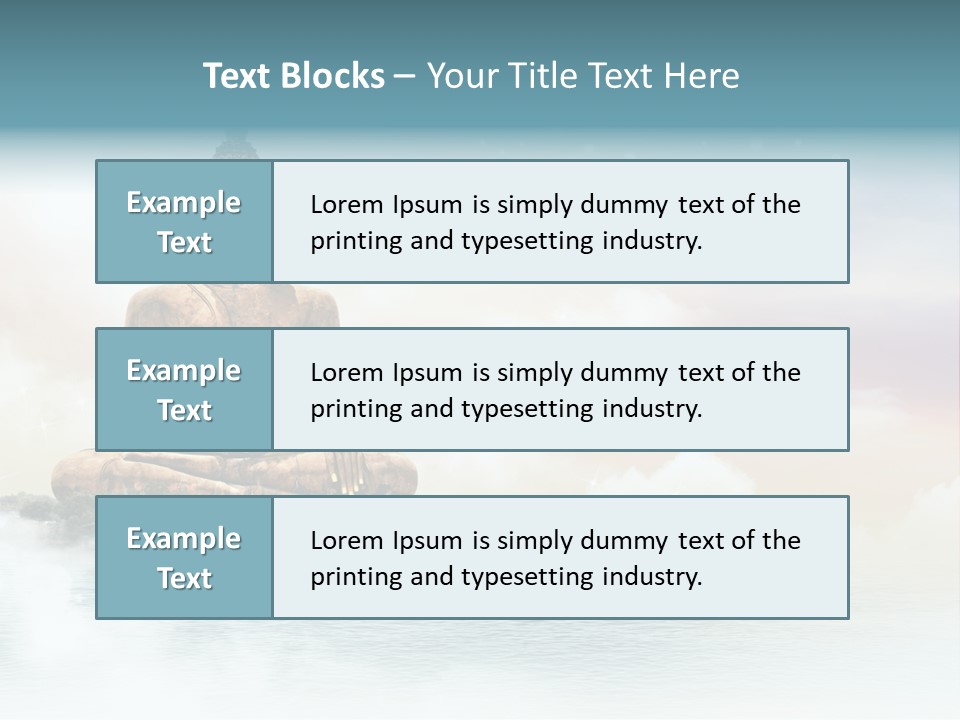 Shine Silhouette Ancient PowerPoint Template