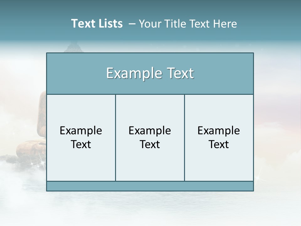 Shine Silhouette Ancient PowerPoint Template