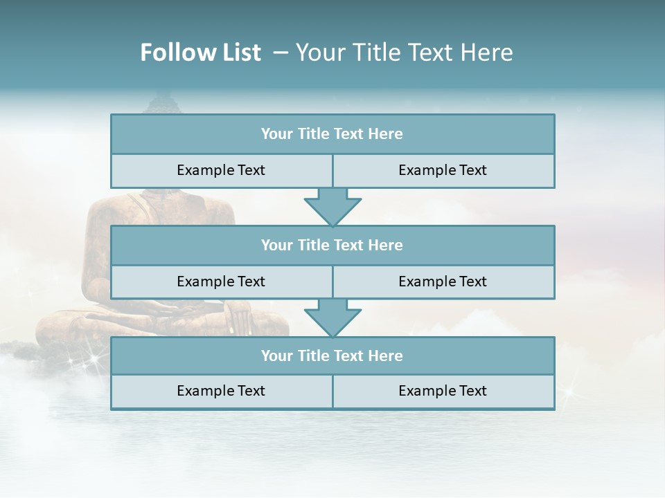 Shine Silhouette Ancient PowerPoint Template