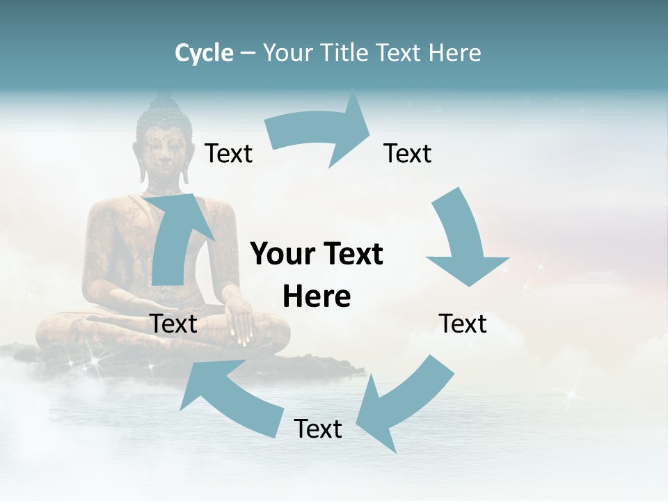 Shine Silhouette Ancient PowerPoint Template