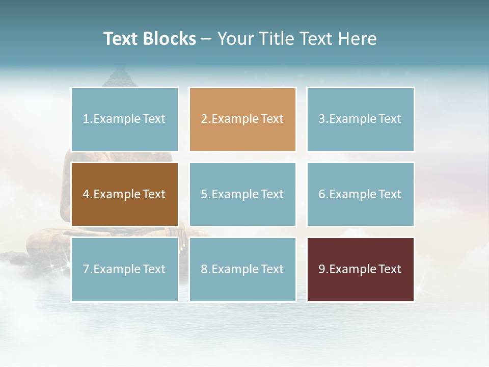 Shine Silhouette Ancient PowerPoint Template