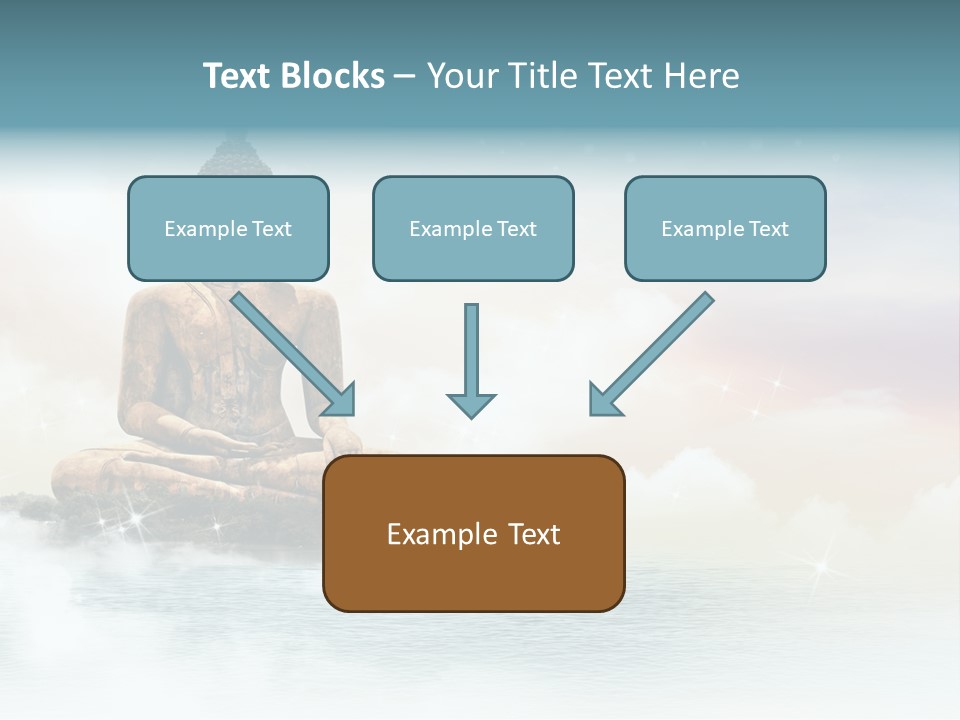 Shine Silhouette Ancient PowerPoint Template