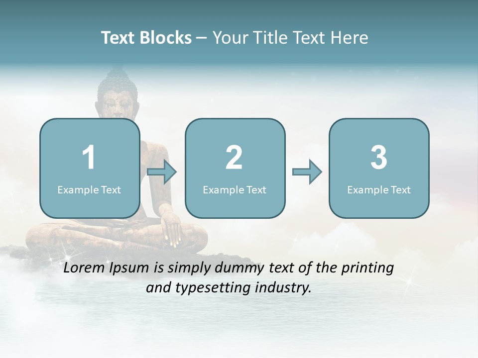 Shine Silhouette Ancient PowerPoint Template