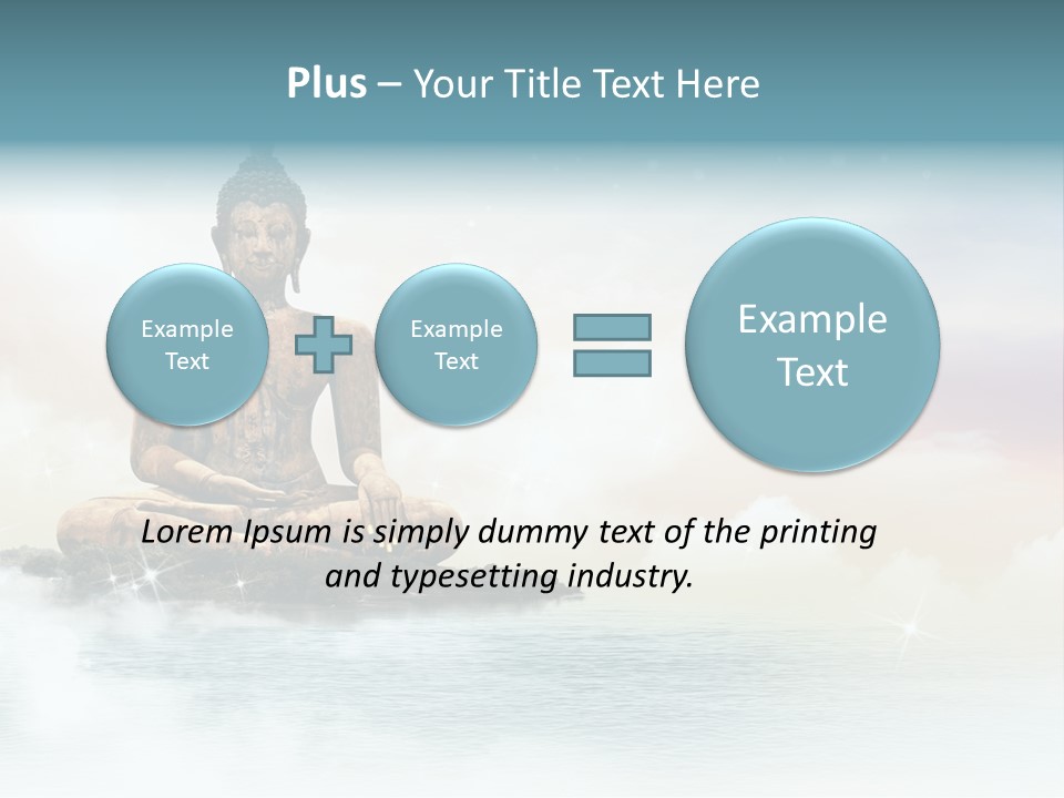 Shine Silhouette Ancient PowerPoint Template