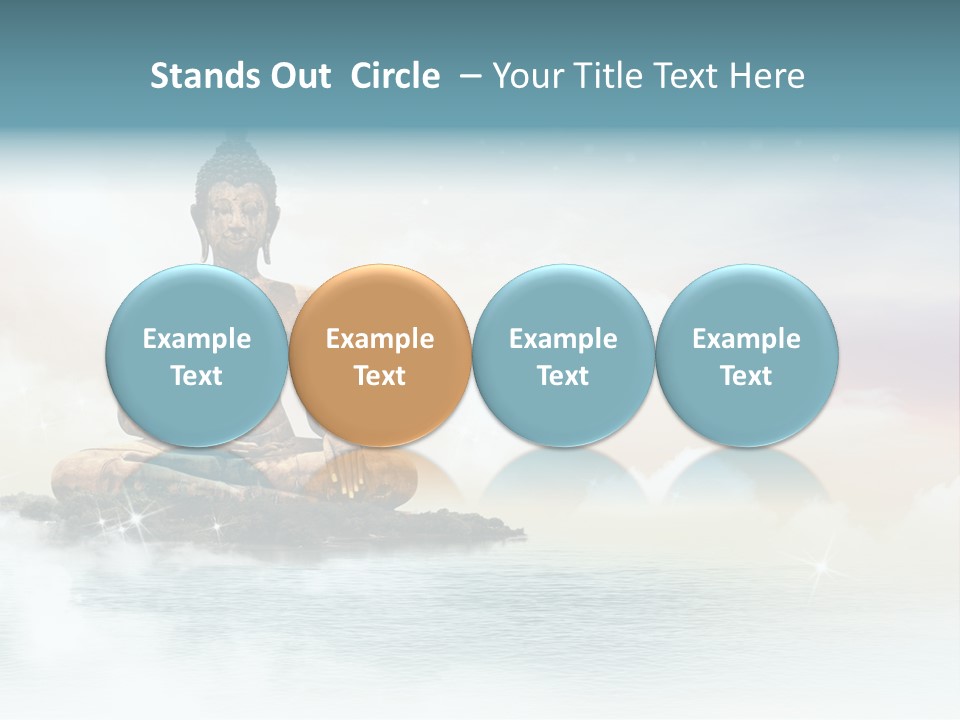 Shine Silhouette Ancient PowerPoint Template