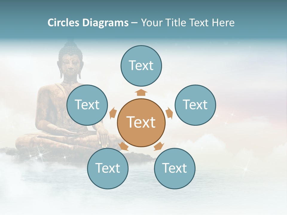 Shine Silhouette Ancient PowerPoint Template