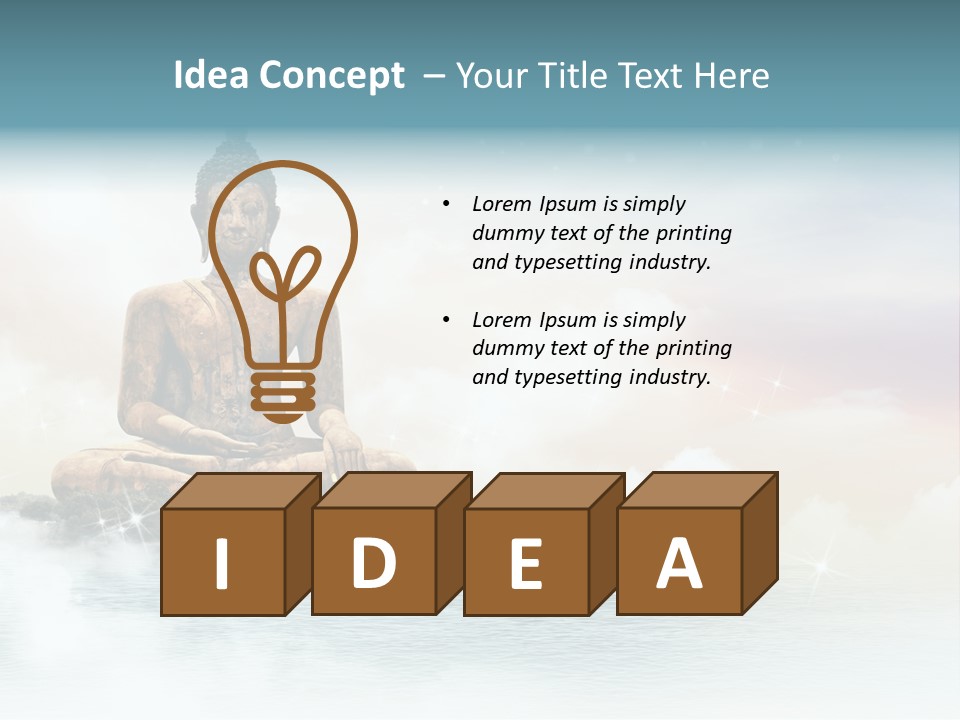 Shine Silhouette Ancient PowerPoint Template