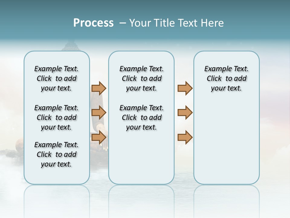 Shine Silhouette Ancient PowerPoint Template