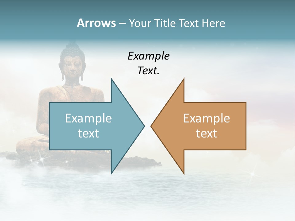 Shine Silhouette Ancient PowerPoint Template