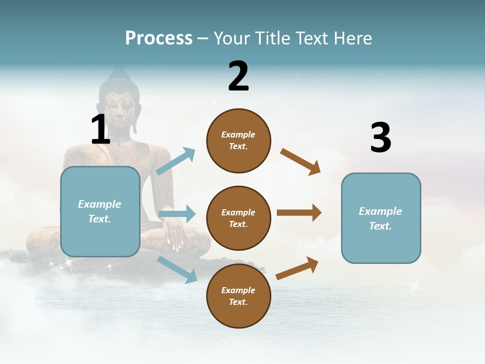 Shine Silhouette Ancient PowerPoint Template