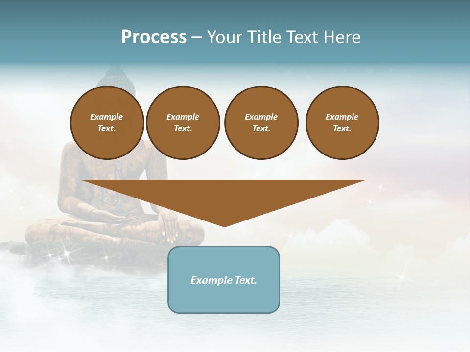 Shine Silhouette Ancient PowerPoint Template