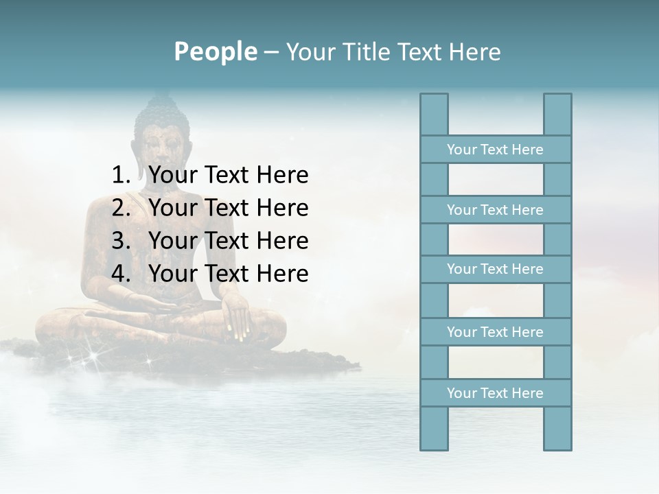 Shine Silhouette Ancient PowerPoint Template