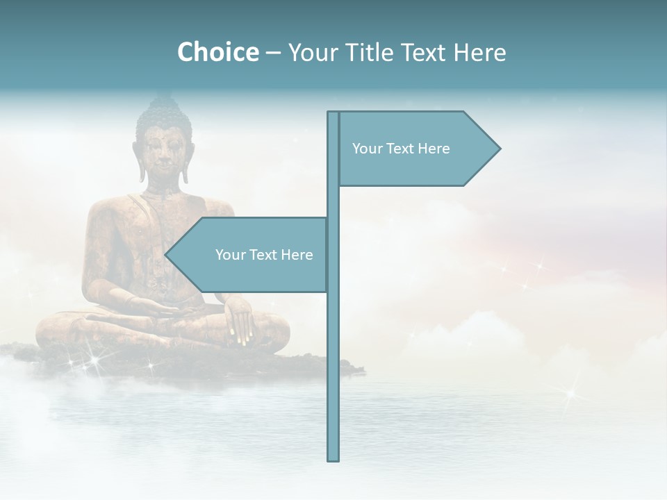 Shine Silhouette Ancient PowerPoint Template