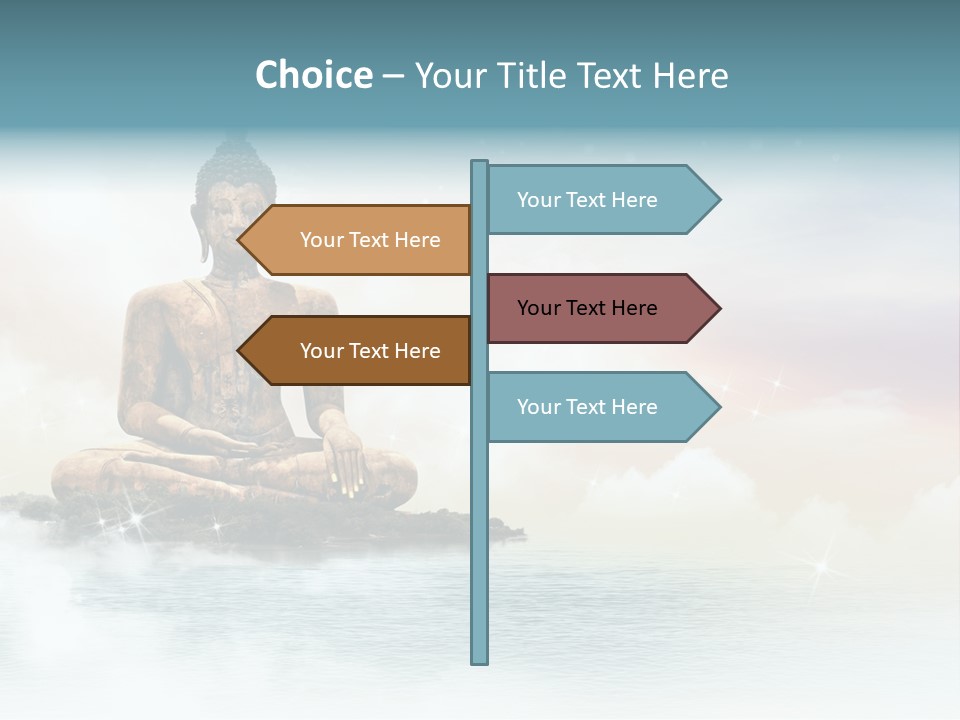 Shine Silhouette Ancient PowerPoint Template