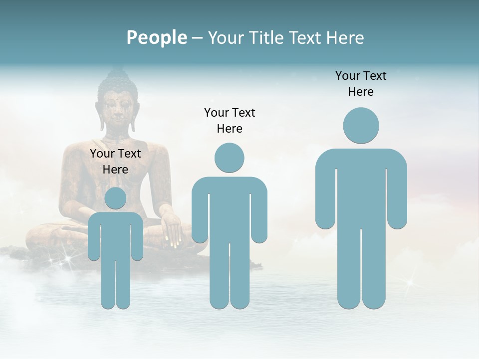 Shine Silhouette Ancient PowerPoint Template