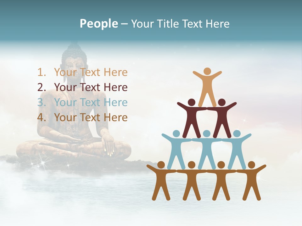 Shine Silhouette Ancient PowerPoint Template