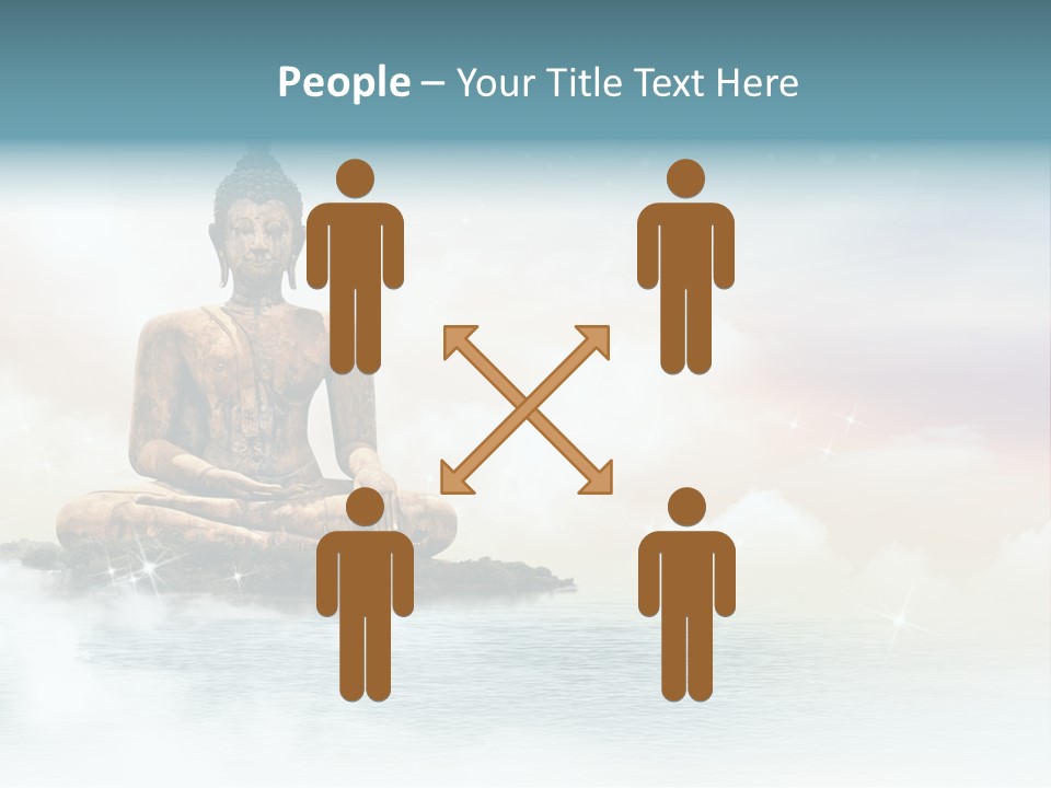 Shine Silhouette Ancient PowerPoint Template